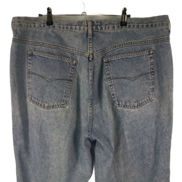 Avenue Blues Womens Straight Leg Tapered Denim Blue Jeans Size 24 Petite - Picture 3 of 7